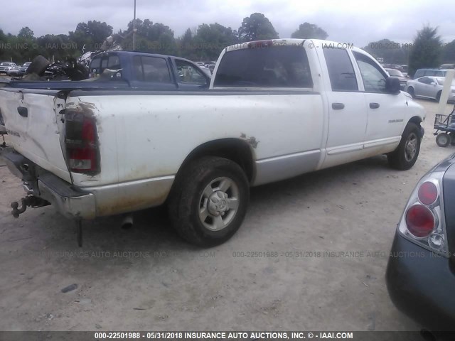 3D7KA28D23G858889 - 2003 DODGE RAM 2500 ST/SLT 白色 照片 4