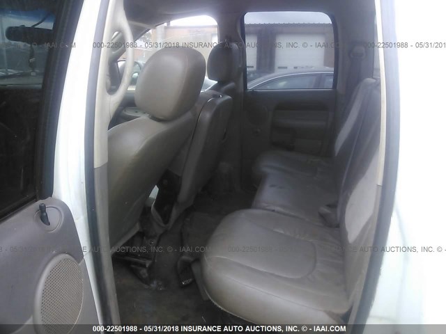 3D7KA28D23G858889 - 2003 DODGE RAM 2500 ST/SLT 白色 照片 8