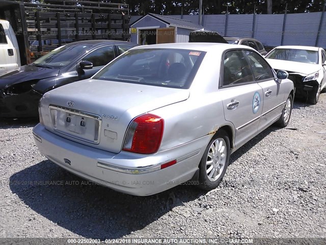 KMHFU45E95A377868 - 2005 HYUNDAI XG 350 SILVER photo 4