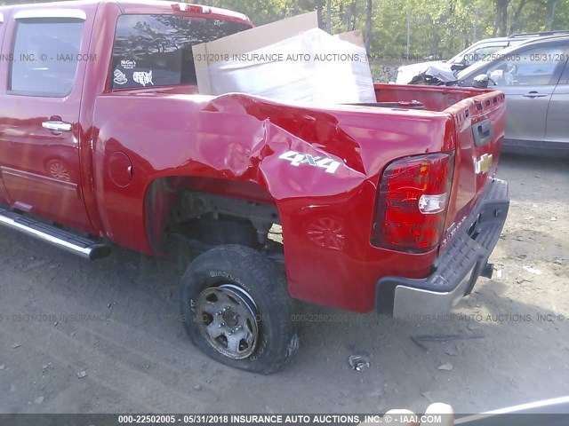 3GCPKREA2CG129338 - 2012 CHEVROLET SILVERADO K1500 LS RED photo 6