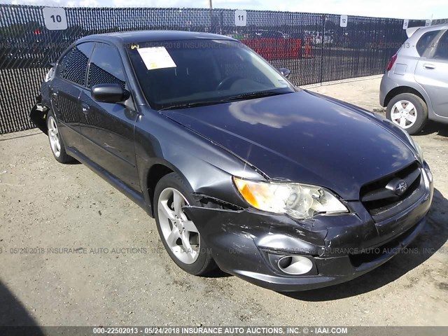 4S3BL626897223234 - 2009 SUBARU LEGACY 2.5I LIMITED GRAY photo 1