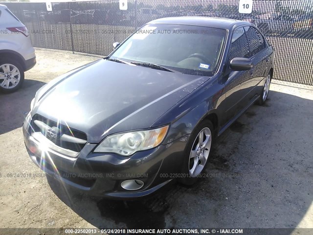 4S3BL626897223234 - 2009 SUBARU LEGACY 2.5I LIMITED GRAY photo 2