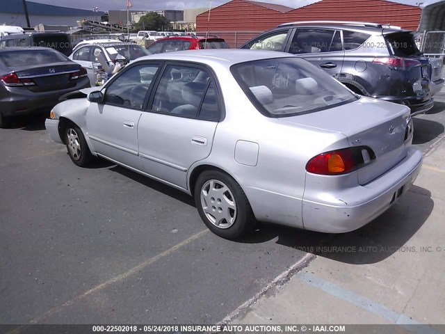 1NXBR18E3XZ254059 - 1999 TOYOTA COROLLA VE/CE/LE SILVER photo 3