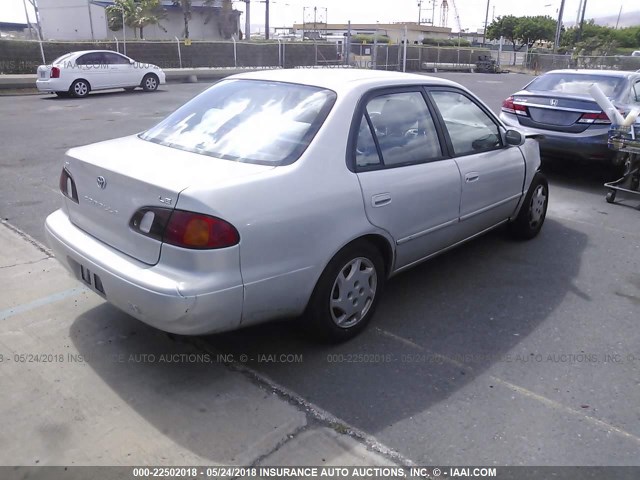 1NXBR18E3XZ254059 - 1999 TOYOTA COROLLA VE/CE/LE 银色 照片 4