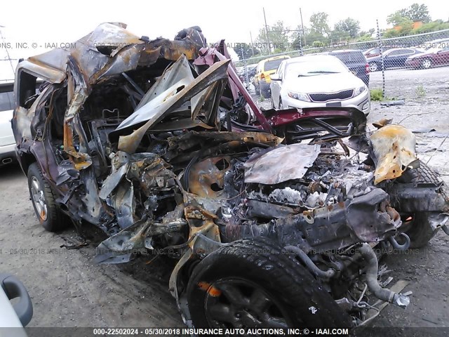 1J8HG48P17C691208 - 2007 JEEP COMMANDER RED photo 1