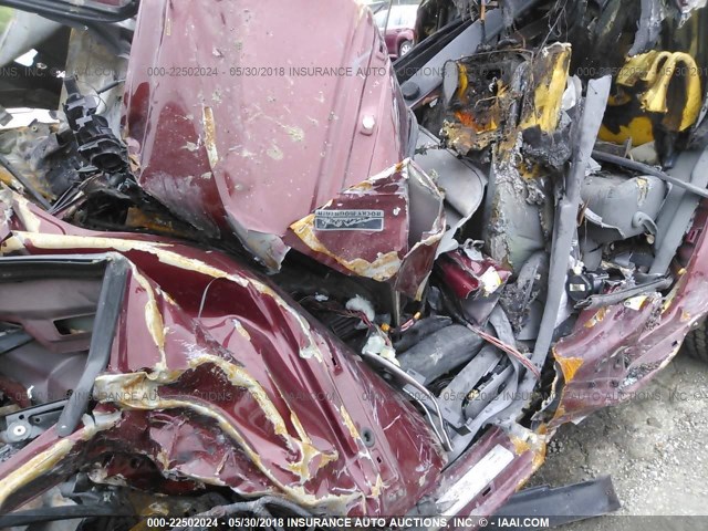 1J8HG48P17C691208 - 2007 JEEP COMMANDER RED photo 9