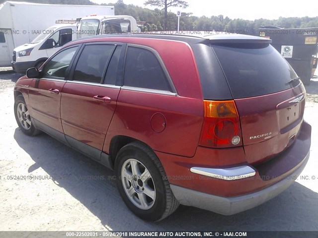 2C8GF68415R664584 - 2005 CHRYSLER PACIFICA TOURING RED photo 3