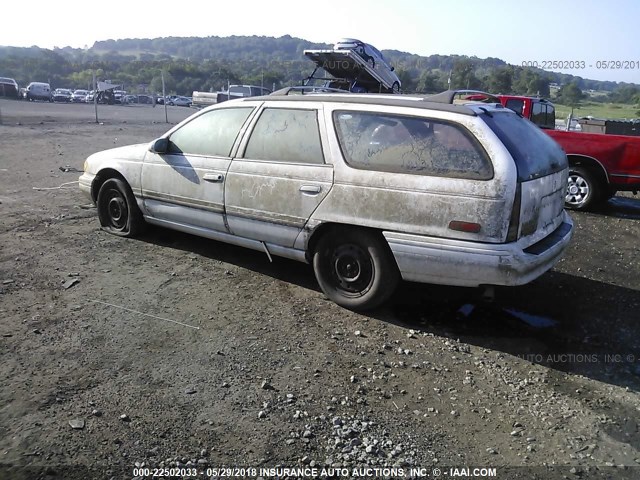 1FALP57U4RA249901 - 1994 FORD TAURUS GL WHITE photo 3