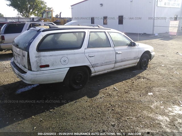 1FALP57U4RA249901 - 1994 FORD TAURUS GL WHITE photo 4