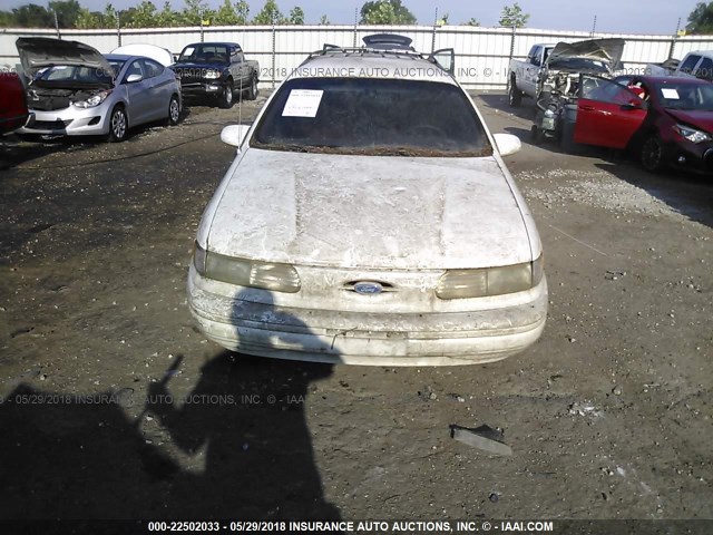 1FALP57U4RA249901 - 1994 FORD TAURUS GL WHITE photo 6