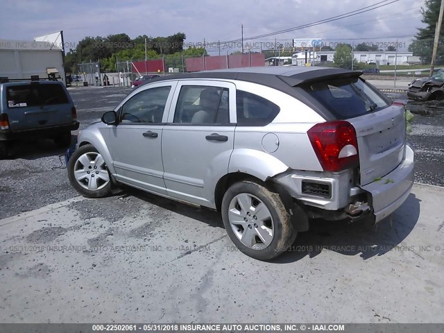 1B3HB48B57D344924 - 2007 DODGE CALIBER SXT SILVER photo 3