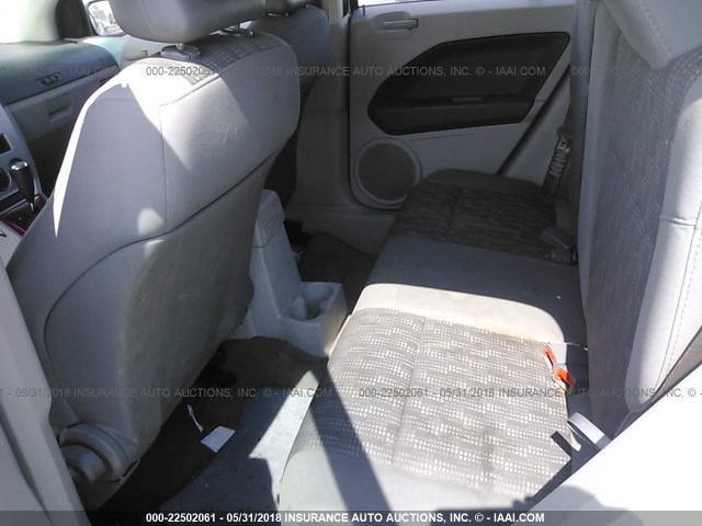 1B3HB48B57D344924 - 2007 DODGE CALIBER SXT SILVER photo 8