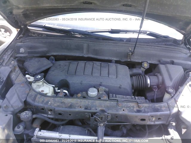 5GALRCED3AJ119142 - 2010 BUICK ENCLAVE CXL 棕色 照片 10