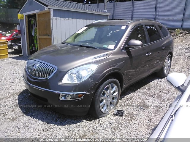 5GALRCED3AJ119142 - 2010 BUICK ENCLAVE CXL 棕色 照片 2