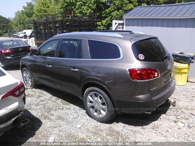 5GALRCED3AJ119142 - 2010 BUICK ENCLAVE CXL BROWN photo 3