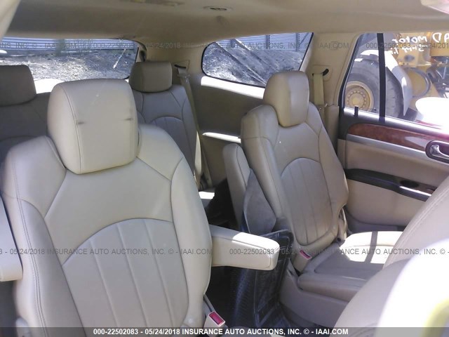5GALRCED3AJ119142 - 2010 BUICK ENCLAVE CXL 棕色 照片 8