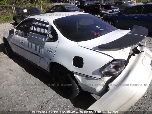 1G2WK52J22F258144 - 2002 PONTIAC GRAND PRIX SE WHITE photo 3