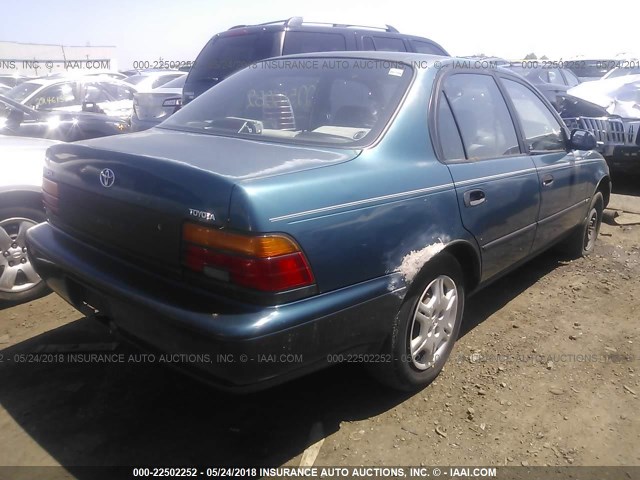 2T1AE09E0PC000567 - 1993 TOYOTA COROLLA LE/DX 蓝色 照片 4