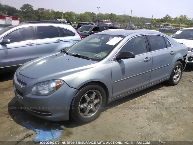 1G1ZG57B294184959 - 2009 CHEVROLET MALIBU LS 蓝色 照片 2