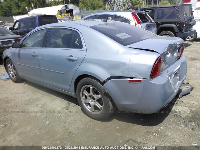 1G1ZG57B294184959 - 2009 CHEVROLET MALIBU LS 蓝色 照片 3