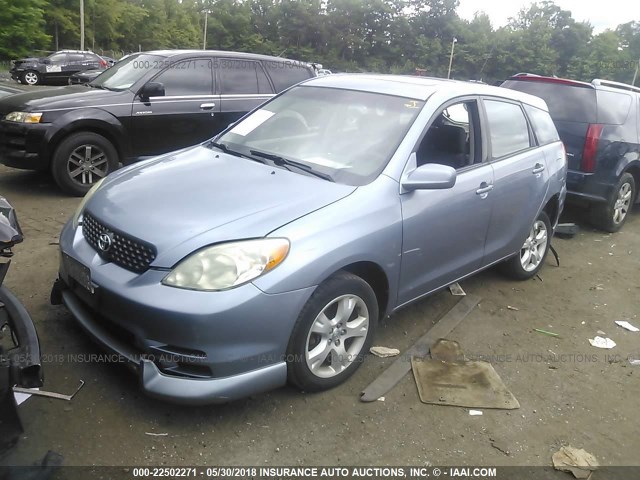 2T1LR38E54C231654 - 2004 TOYOTA COROLLA MATRIX XR Light Blue photo 2