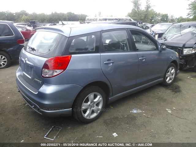 2T1LR38E54C231654 - 2004 TOYOTA COROLLA MATRIX XR Light Blue photo 4