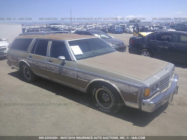 1G1AN35H4EX147614 - 1984 CHEVROLET CAPRICE CLASSIC GRAY photo 1