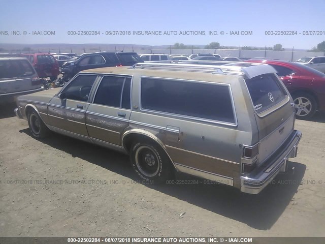 1G1AN35H4EX147614 - 1984 CHEVROLET CAPRICE CLASSIC GRAY photo 3