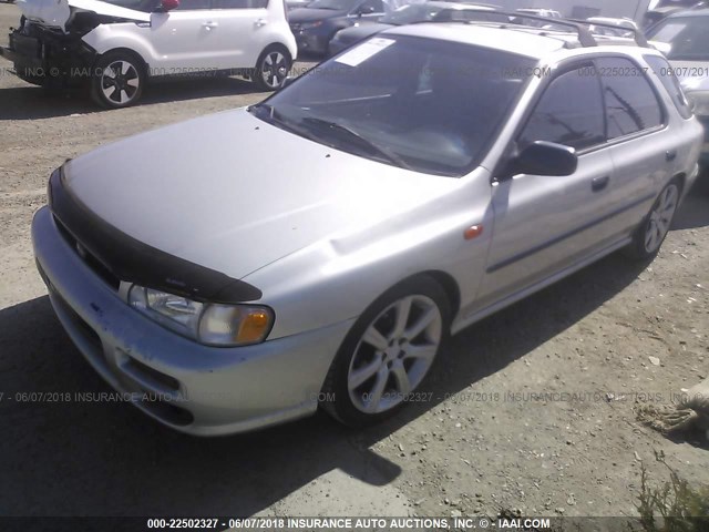 JF1GF4351XH809326 - 1999 SUBARU IMPREZA L SILVER photo 2