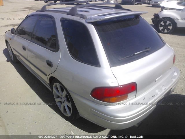 JF1GF4351XH809326 - 1999 SUBARU IMPREZA L SILVER photo 3