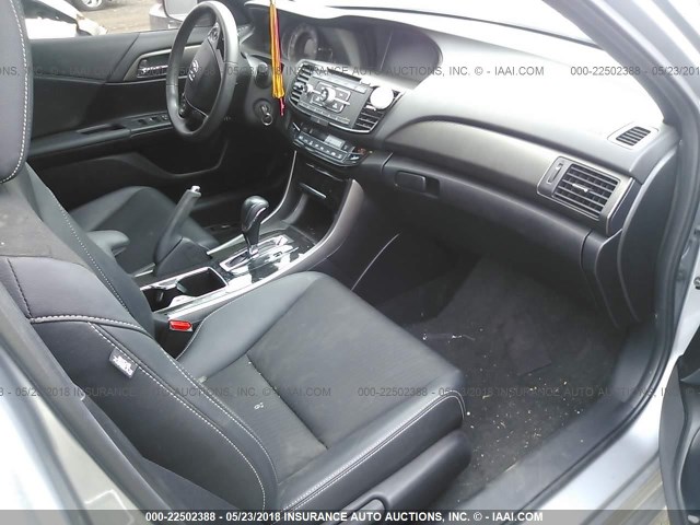 1HGCR2F51GA221596 - 2016 HONDA ACCORD SPORT SILVER photo 5