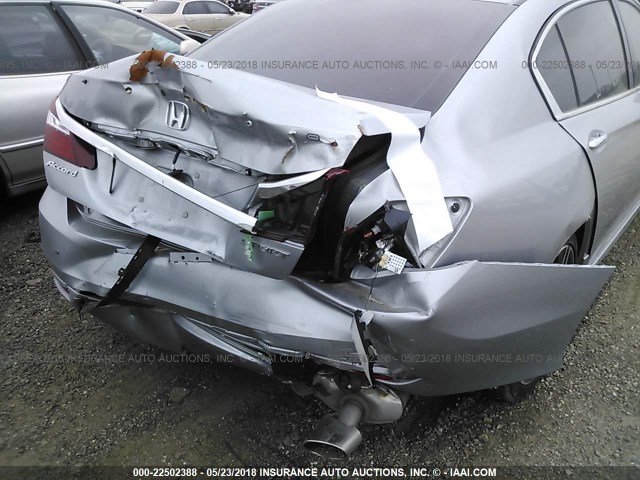 1HGCR2F51GA221596 - 2016 HONDA ACCORD SPORT Күміс фото 6