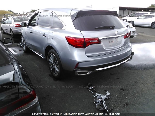 5FRYD4H5XHB024199 - 2017 ACURA MDX TECHNOLOGY GRAY photo 3