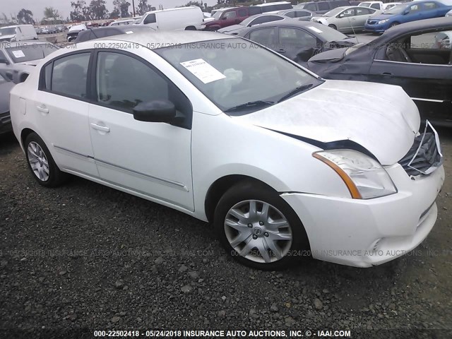 3N1AB6APXAL694135 - 2010 NISSAN SENTRA 2.0/2.0S/SR/2.0SL WHITE photo 1