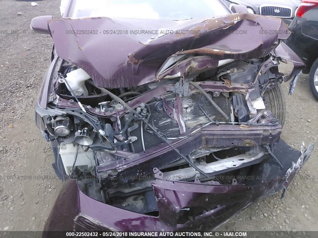 JTKDE177750028647 - 2005 TOYOTA SCION TC 勃艮第红 照片 6