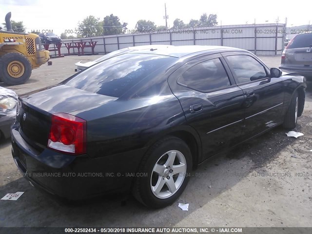 2B3CA3CVXAH108045 - 2010 DODGE CHARGER SXT BLACK photo 4