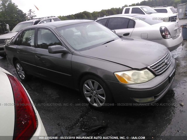 4T1BF28B83U337405 - 2003 TOYOTA AVALON XL/XLS GRAY photo 1