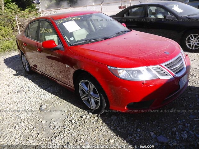 YS3FA4BY6B1300360 - 2011 SAAB 9-3 2.0T RED photo 1