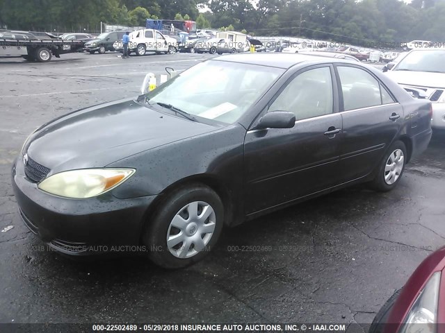 4T1BE32K92U514592 - 2002 TOYOTA CAMRY LE/XLE/SE 绿色 照片 2