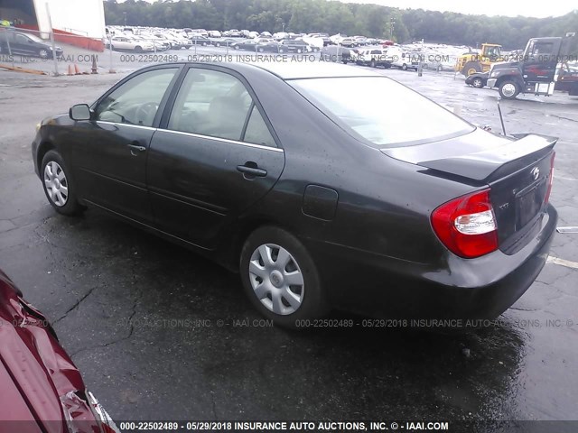 4T1BE32K92U514592 - 2002 TOYOTA CAMRY LE/XLE/SE 绿色 照片 3