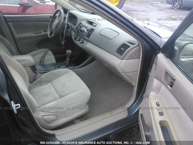 4T1BE32K92U514592 - 2002 TOYOTA CAMRY LE/XLE/SE 绿色 照片 5