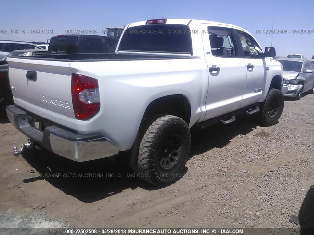 5TFDW5F13GX530381 - 2016 TOYOTA Tundra CREWMAX SR5/TRD PRO WHITE photo 4