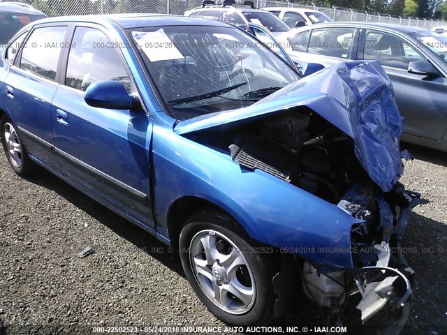 KMHDN56D15U174424 - 2005 HYUNDAI ELANTRA GLS/GT BLUE photo 1