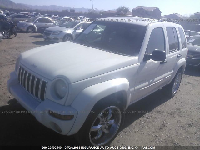 1J4GK58K64W147786 - 2004 JEEP LIBERTY LIMITED WHITE photo 2