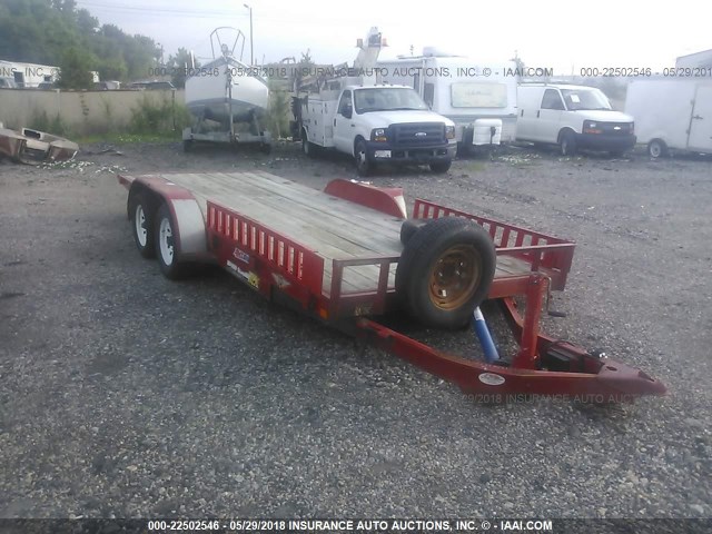 4J6MX182X9B113786 - 2009 H&H 18FT CAR HAULER  RED photo 1