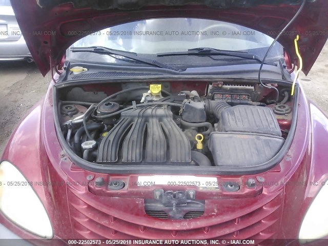3C4FY48B93T592182 - 2003 CHRYSLER PT CRUISER CLASSIC 红色 照片 10