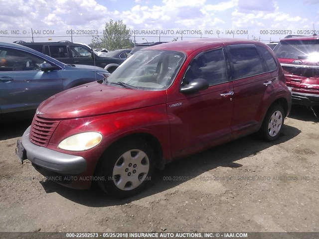 3C4FY48B93T592182 - 2003 CHRYSLER PT CRUISER CLASSIC RED photo 2