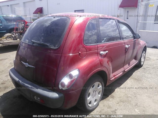 3C4FY48B93T592182 - 2003 CHRYSLER PT CRUISER CLASSIC RED photo 4