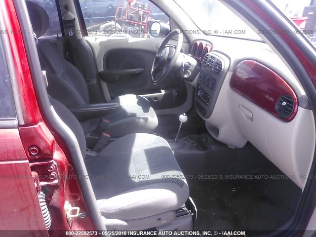 3C4FY48B93T592182 - 2003 CHRYSLER PT CRUISER CLASSIC RED photo 5