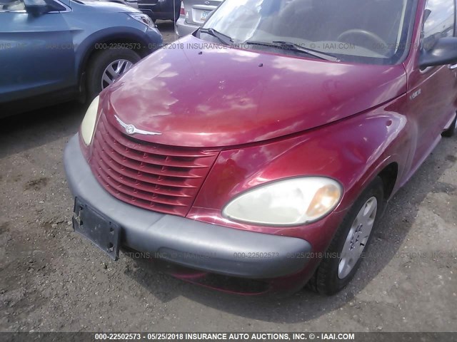 3C4FY48B93T592182 - 2003 CHRYSLER PT CRUISER CLASSIC 红色 照片 6